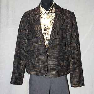 Alfani textured fabric blazer jacket size 6